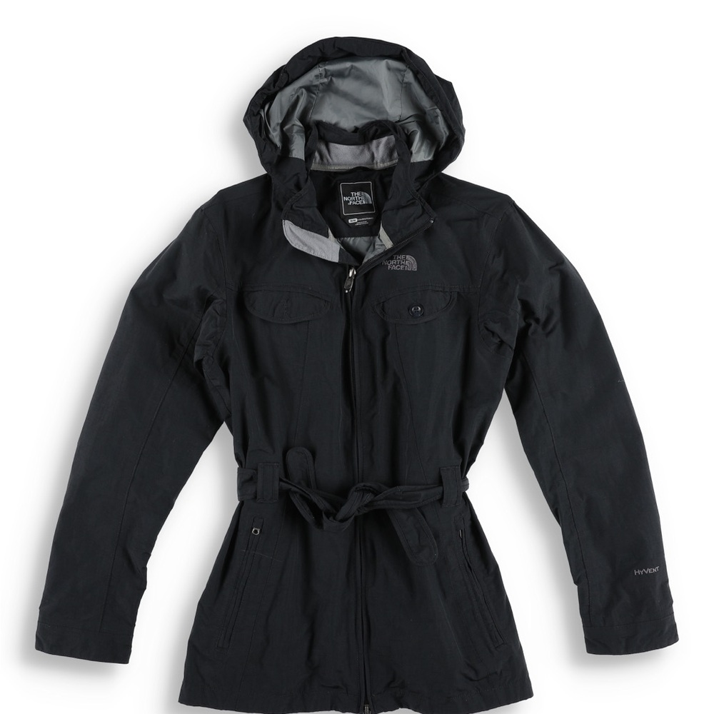 The North Face Women's Black Trench Coat with Hood